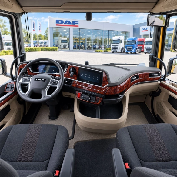 Daf XF XG XG-Plus 2021 3D Interior Dashboard Trim Kit Dash Trim Dekor 27 Parts