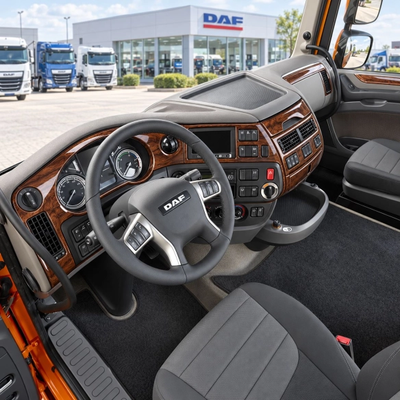 Daf XF106/116 2013-2021 3D interieur dashboard decoratieset dashboard decor 23 delen