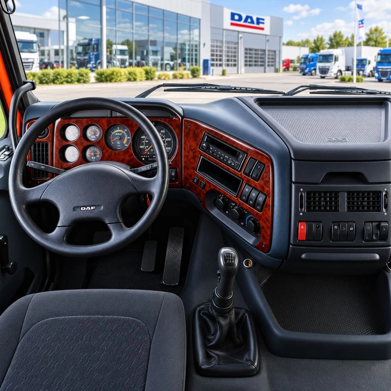 Daf 95 XF 1997-Actualidad kit 3D de molduras interiores para salpicadero 12 piezas