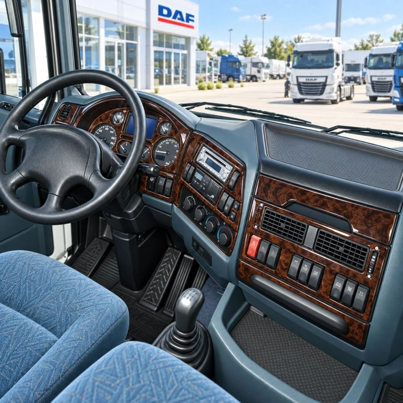 Daf XF 2002-2005 kit 3D de molduras interiores para salpicadero 18 piezas