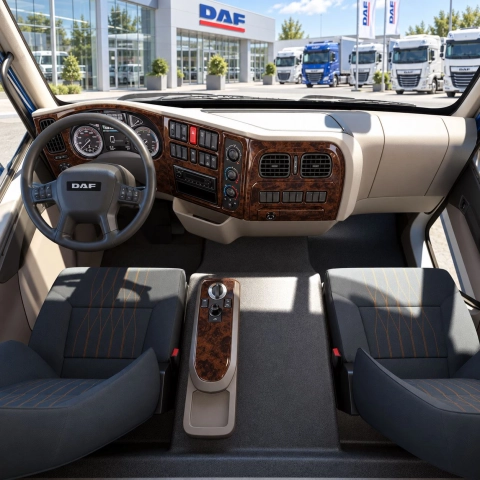 Daf LF 2014 kit 3D de molduras interiores para salpicadero Parts
