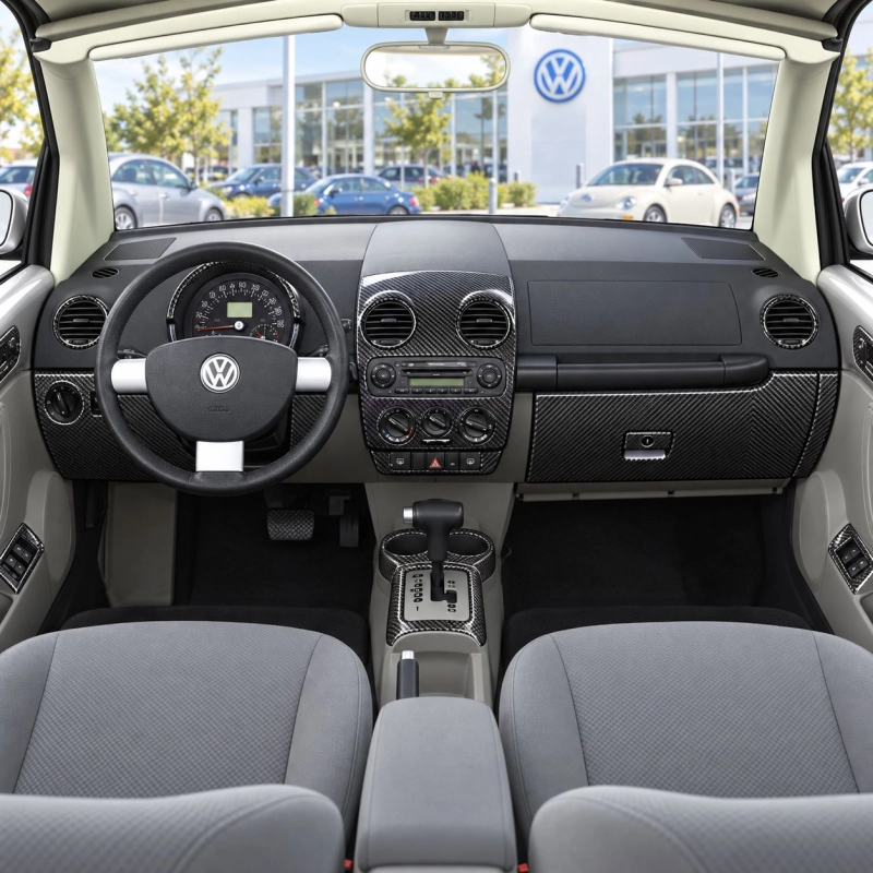Volkswagen Beetle 1998-2001 3D Cockpit Dekor Interieurleisten Set 33-teilig