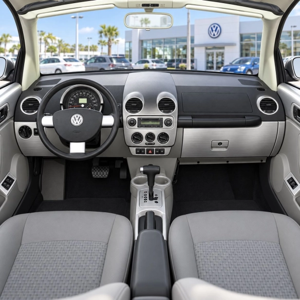 Volkswagen Beetle 1998-2001 Full Set, With Armrest, 33 delen set interieur dashboard decoratieset dashboard decor