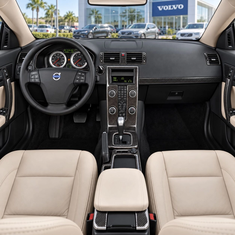 Volvo C70 2008 kit de molduras interiores para salpicadero 28 piezas