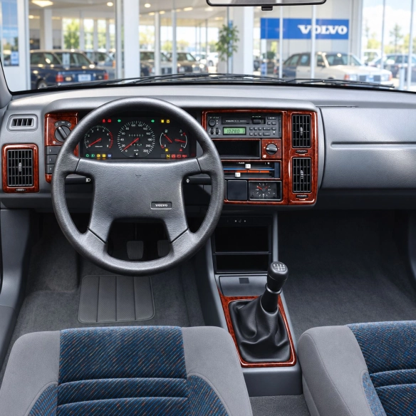 Volvo 440-460 1988-1993 3D interieur dashboard decoratieset dashboard decor 15-delen
