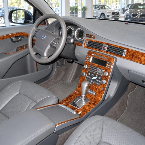 Volvo XC70-S80-V70 2008-2016 kit rivestimento cruscotto e interni 3D 26 pezzi