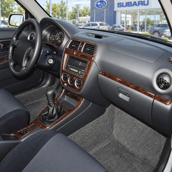 Subaru Impreza/WRX 2002-2004 Manual Gear Box, Automatic AC Control interieur dashboard decoratieset dashboard decor
