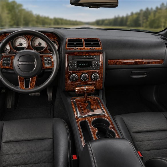 Dodge Challenger 2008+ set complet kit décor tableau de bord 3D
