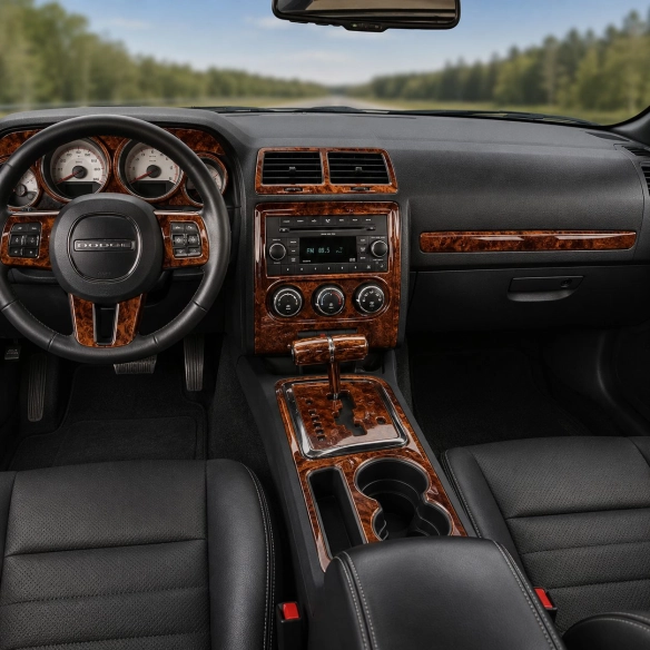 Dodge Challenger 2008+ Full Set 3D dashboard trim kit