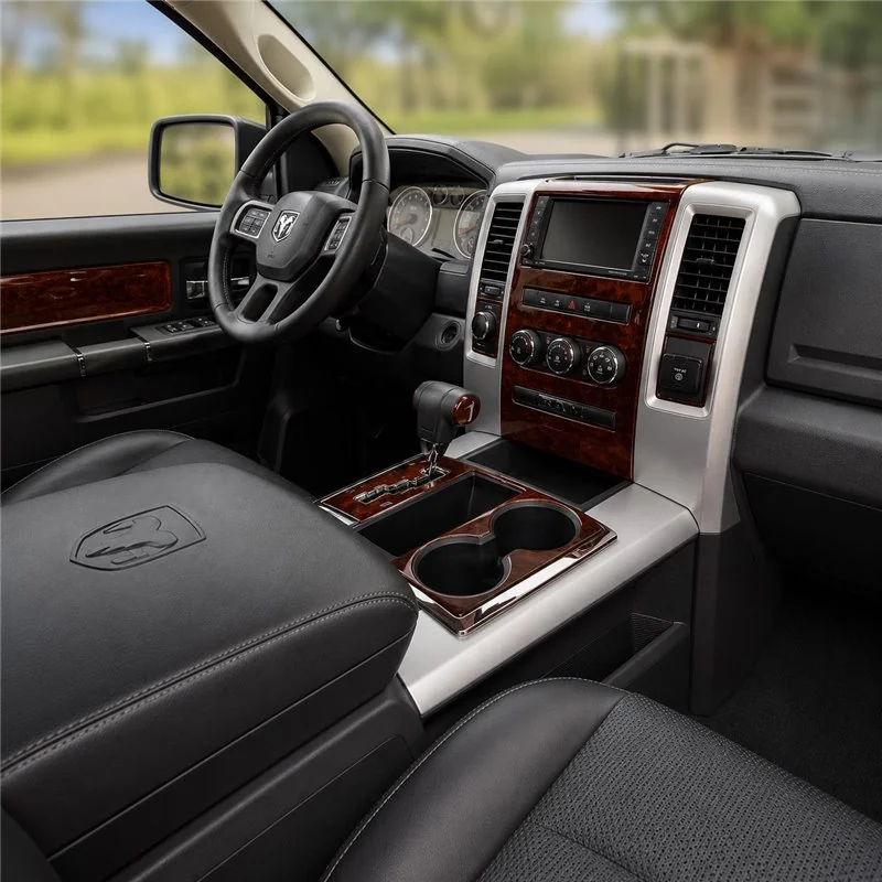 Dodge Ram 2009+ con portavasos, asientos separados kit salpicadero 3D