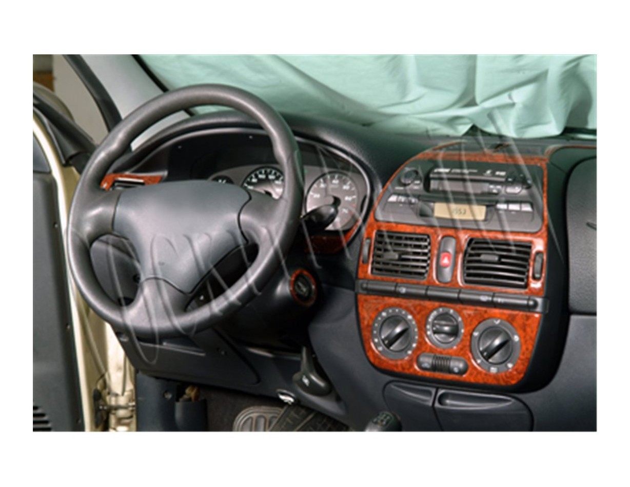 Fiat Brava-Marea 10.1995 Mittelkonsole Armaturendekor Cockpit Dekor 8-Teilige - 1- Cockpit Dekor Innenraum