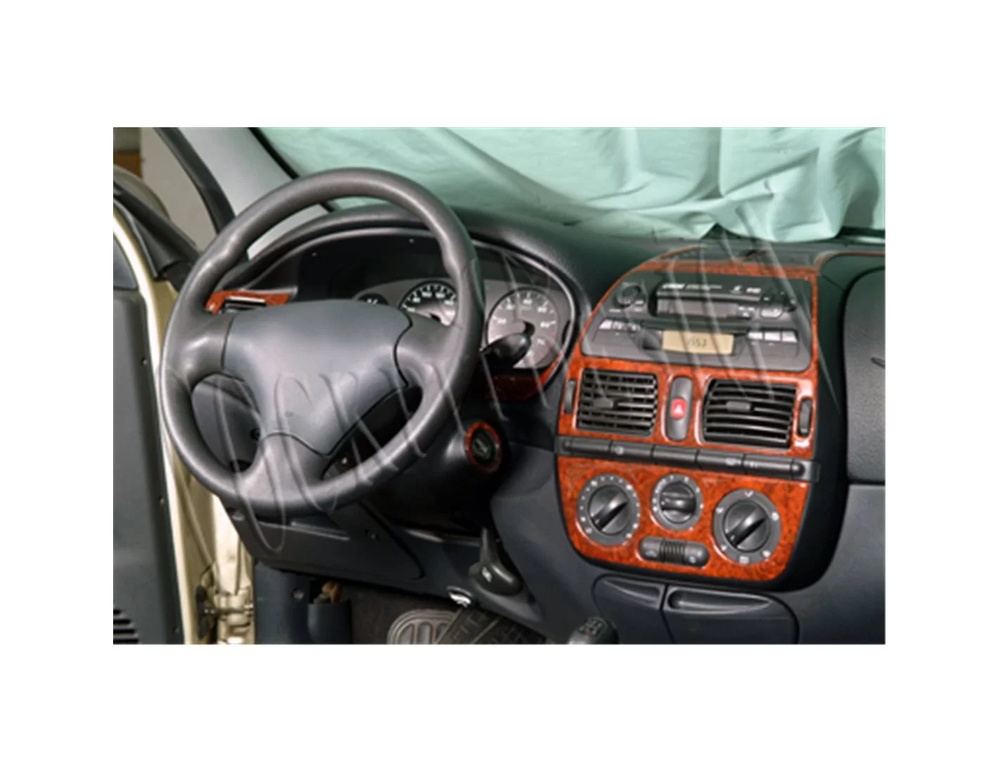 Fiat Brava-Marea 10.1995 3M 3D Interior Dashboard Trim Kit Dash Trim Dekor 8-Parts
