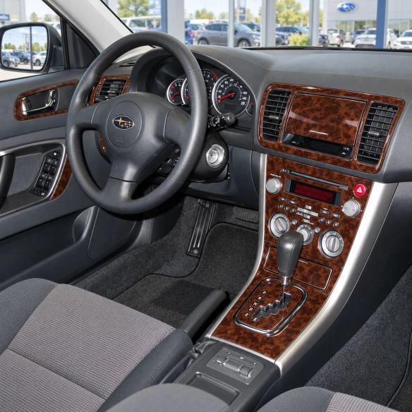 Subaru Legacy 2007-2009 set completo; cambio manuale; Automatic AC kit rivestimento cruscotto e interni 3D