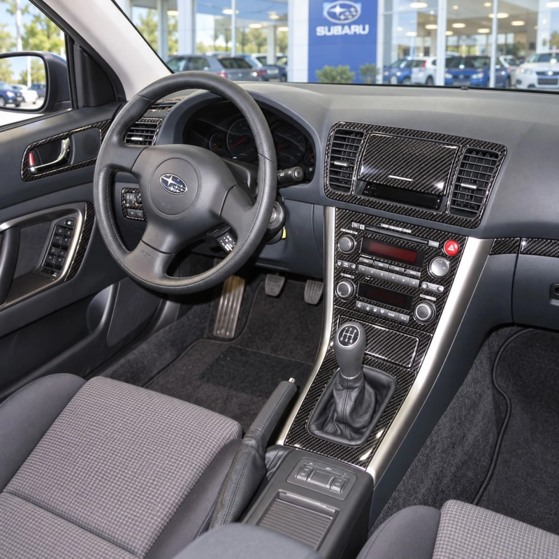 Subaru Legacy 2005-2006 Auto comandi climatizzatore; cambio manuale kit rivestimento cruscotto e interni 3D