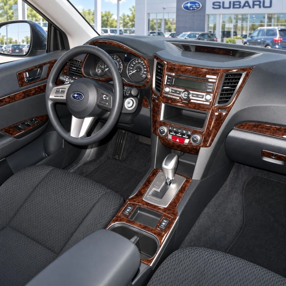 Subaru Legacy 2010-2014 3D Cockpit Dekor Interieurleisten Set 47-teilig