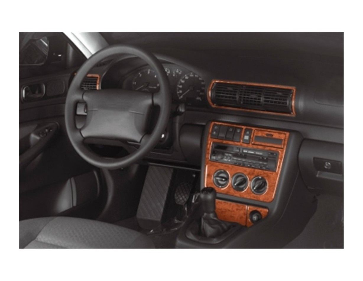 Audi A4 B5 Typ 8D 11.94 - 01.99 Kit Rivestimento Cruscotto all'interno del veicolo Cruscotti personalizzati 7-Decori