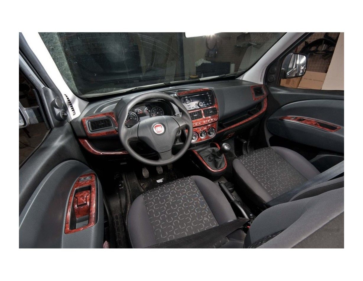 Fiat Doblo 09.2009 Kit Rivestimento Cruscotto all'interno del veicolo Cruscotti personalizzati 27-Decori
