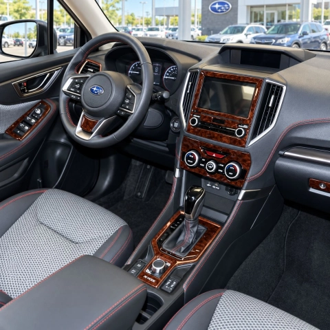 Subaru Forester 2019-2024 kit décoration intérieure tableau de bord kit complet 30 pièces
