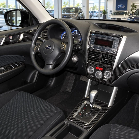 Subaru Forester 2009-2013 3D interieur dashboard decoratieset dashboard decor 41-delen