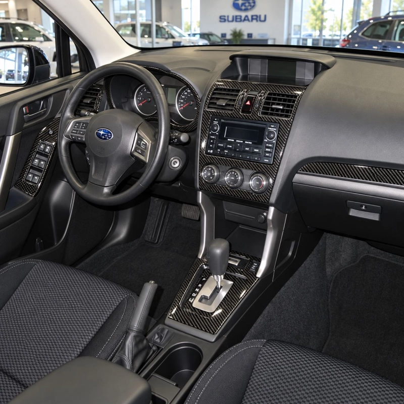 Subaru Forester 2012-2018 3D Cockpit Dekor Interieurleisten Set 34-teilig