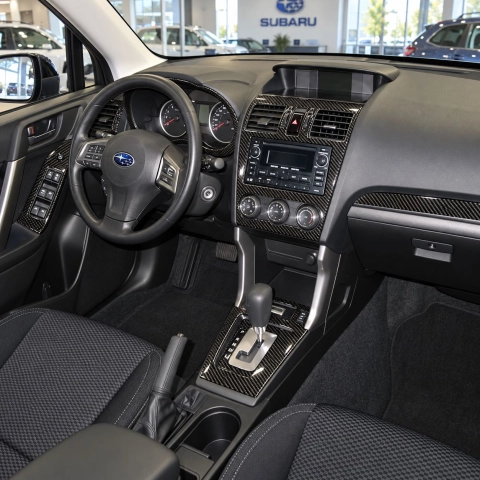 Subaru Forester 2014-2017 3D kit décoration intérieure tableau de bord 28 pièces