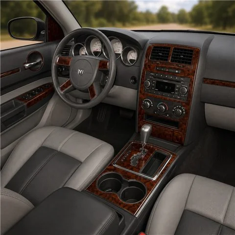 Dodge Charger 2008+ set básico, 5 - Gears cambio automático kit salpicadero 3D