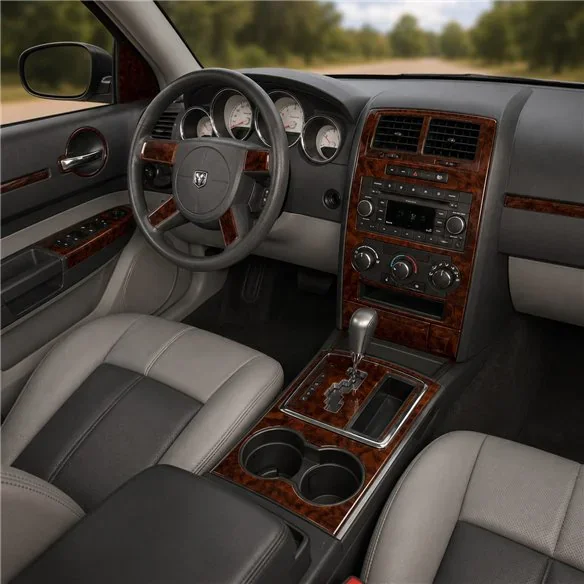Dodge Charger 2008+ set básico, 5 - Gears cambio automático kit salpicadero 3D