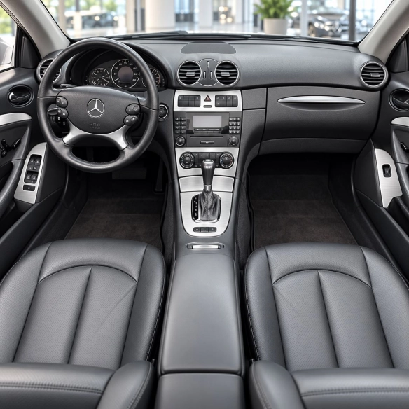 Mercedes-Benz CLK W209 2003-2010 3D Cockpit Dekor Interieurleisten Set 24-teilig