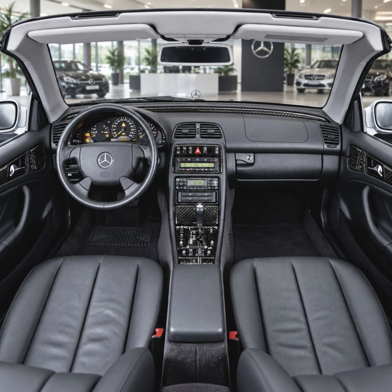 Mercedes Benz W208 CLK C208A208 1997-2003 kit 3D de molduras interiores para salpicadero 14 piezas