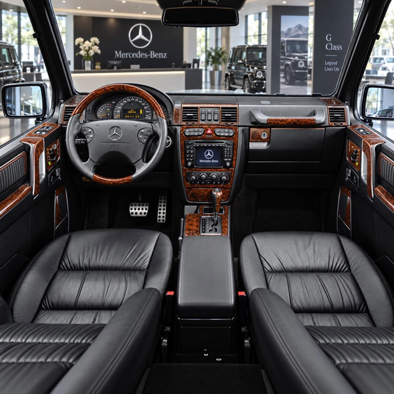 Mercedes Benz G Class W463 2004-2012 Mega Set kit de molduras interiores para salpicadero