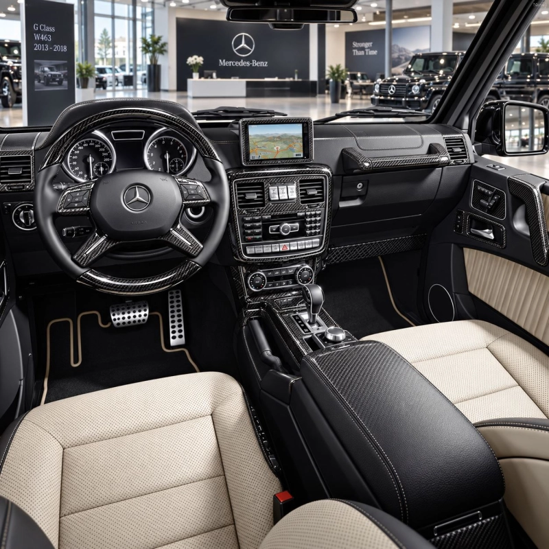 Mercedes Benz G Class W463 2013-2018 juego completo, compatibilidad OEM kit de molduras interiores para salpicadero
