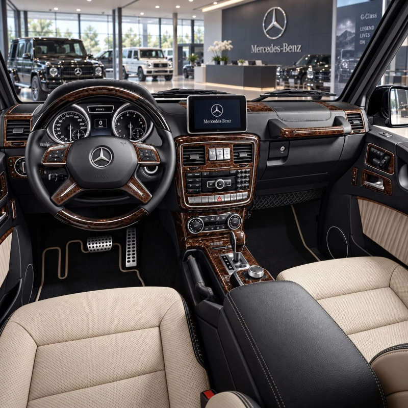 Mercedes Benz G Class W463 2013-2018 juego completo, compatibilidad OEM kit de molduras interiores para salpicadero