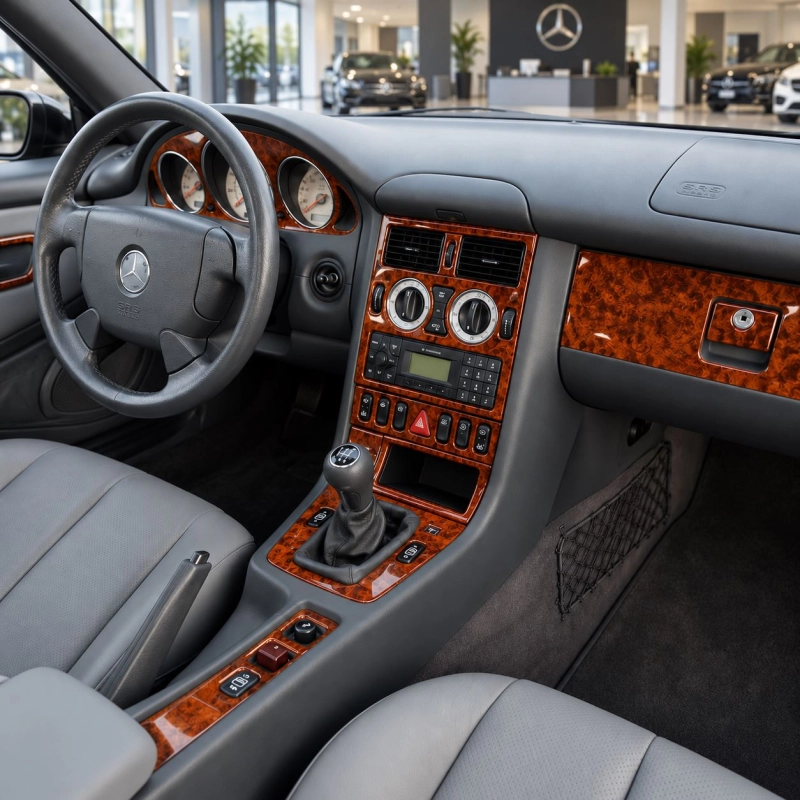 Mercedes-Benz SLK 2001-2004 3D Cockpit Dekor Interieurleisten Set Full Set / as shown in product diagram-teilig