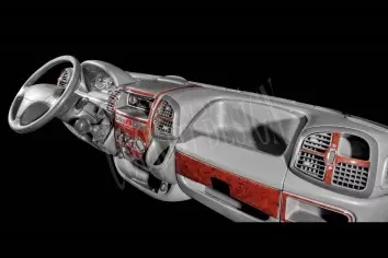 Fiat Ducato 03.02-01.06 3D Interior Dashboard Trim Kit Dash Trim Dekor 15-Parts
