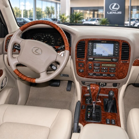 Lexus LX-470 1998-in poi con sistema di navigazione; OEM Compliance kit rivestimento cruscotto e interni 3D 22 pezzi