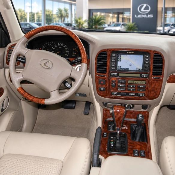 Lexus LX-470 1998-heute 3D Cockpit Dekor Interieurleisten Set 22-teilig