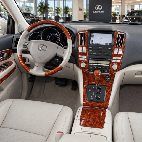 Lexus RX 350 2006-Actualidad juego completo, Automatic Gear, With Navigation kit de molduras interiores para salpicadero