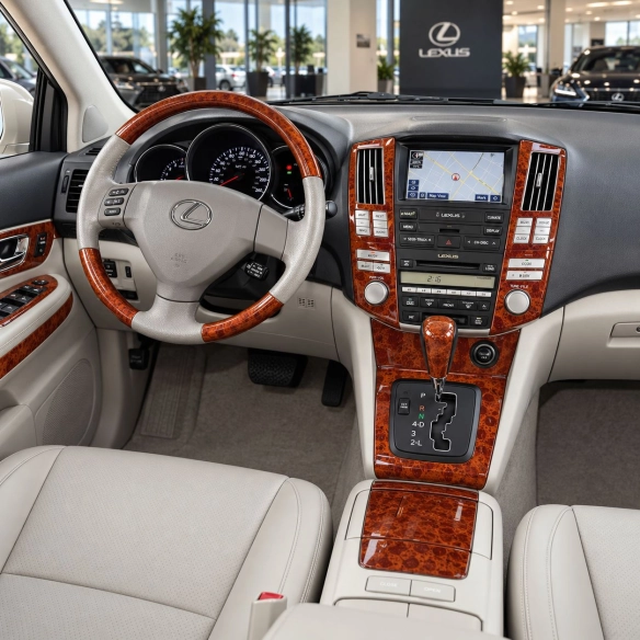 Lexus RX 350 2006-UP Full Set, Automatic Gear, With Navigation Interior Dashboard Trim Kit Dash Trim Dekor