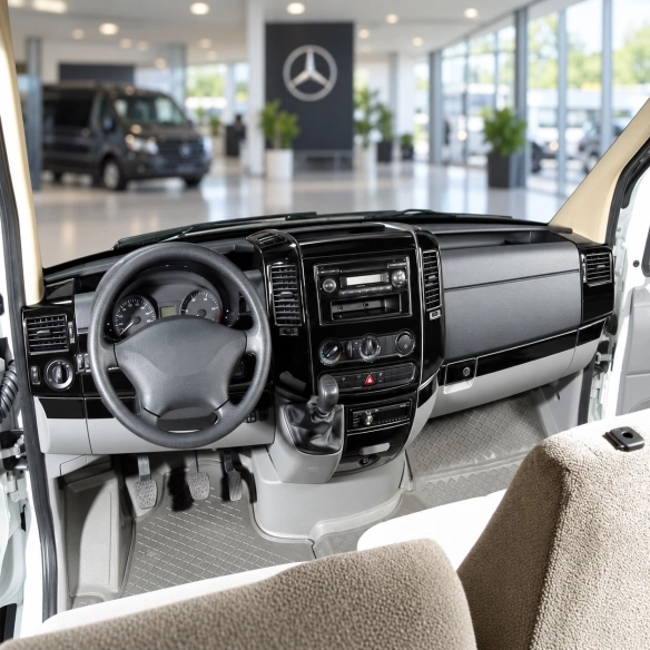Mercedes Sprinter W906 2006 - à aujourd’hui 3D kit décoration intérieure tableau de bord 40 pièces