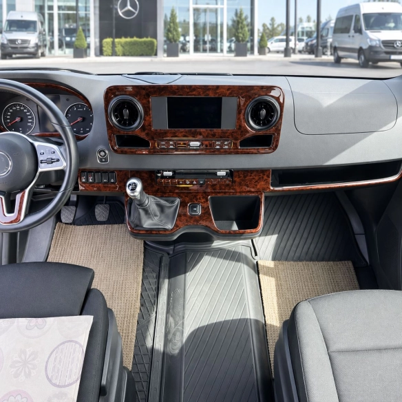 Mercedes Sprinter W907 2018 3D interieur dashboard decoratieset dashboard decor 50-delen
