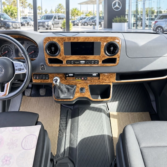 Mercedes Sprinter W907 2018 3D interieur dashboard decoratieset dashboard decor 50-delen