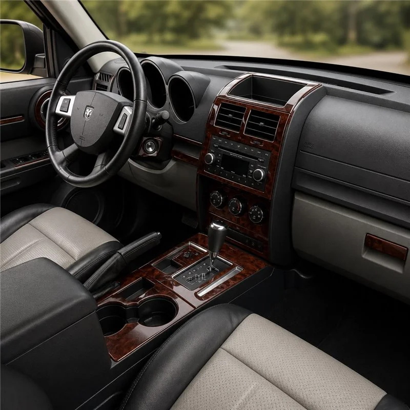 Dodge Nitro 2007+ Basisset, Automatikgetriebe 3D Armaturenbrett-Dekor-Set