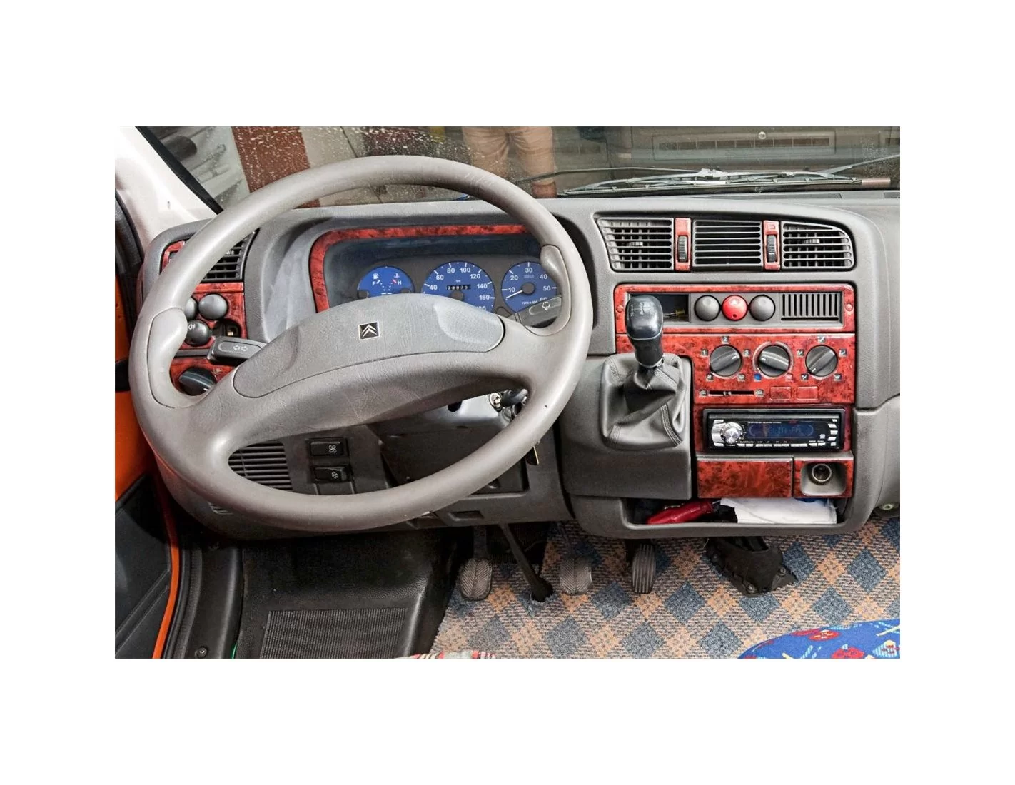 Fiat Ducato 03.94-02.02 3M 3D Interior Dashboard Trim Kit Dash Trim Dekor 32-Parts