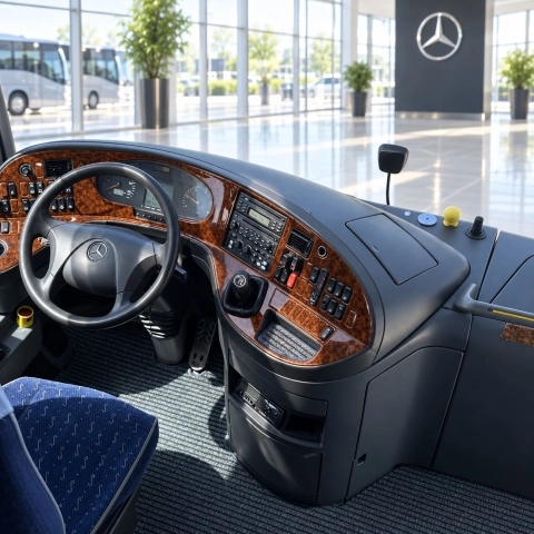 Mercedes Travego 2005-2010 3D kit décoration intérieure tableau de bord 44 pièces 2