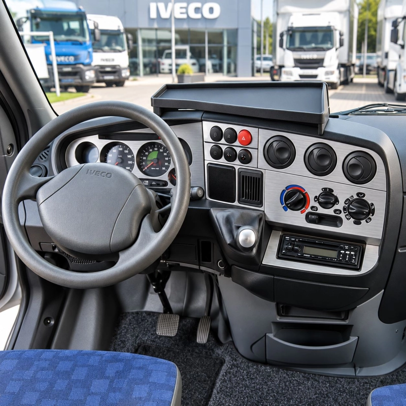 Iveco Daily City 1999-2007 kit 3D de molduras interiores para salpicadero 8 piezas