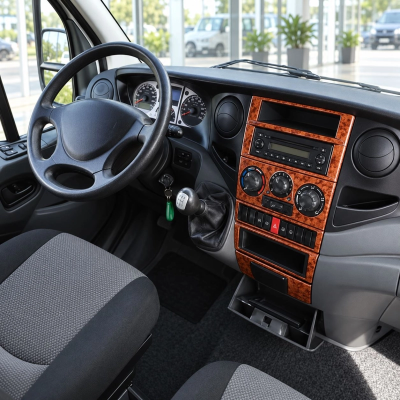 Iveco Daily 2007-Actualidad kit 3D de molduras interiores para salpicadero 7 piezas