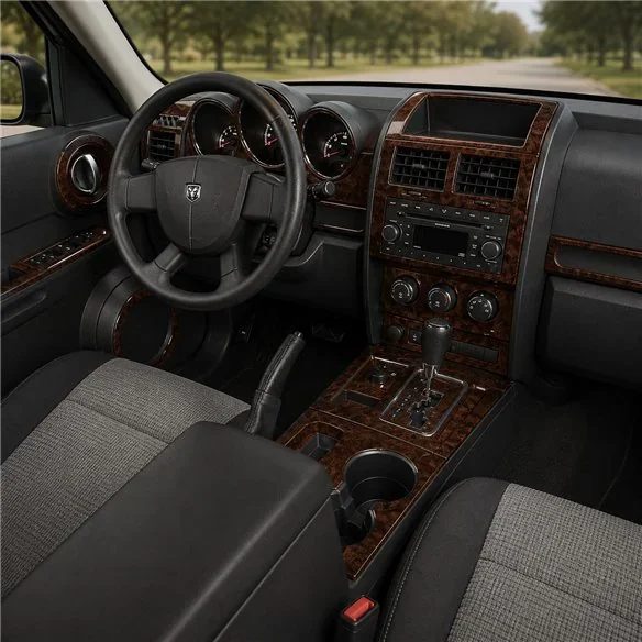 Dodge Nitro 2007-2012 kit salpicadero 3D, 74 piezas
