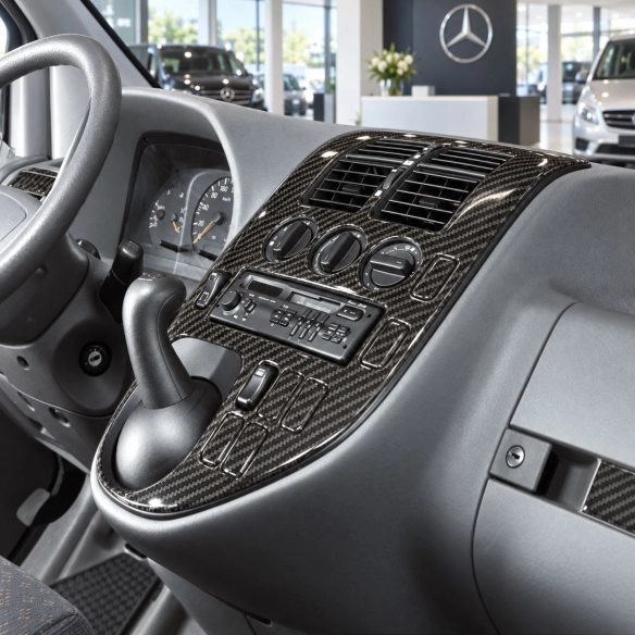 Mercedes Vito W638 1996-1999 3D interieur dashboard decoratieset dashboard decor 23-delen