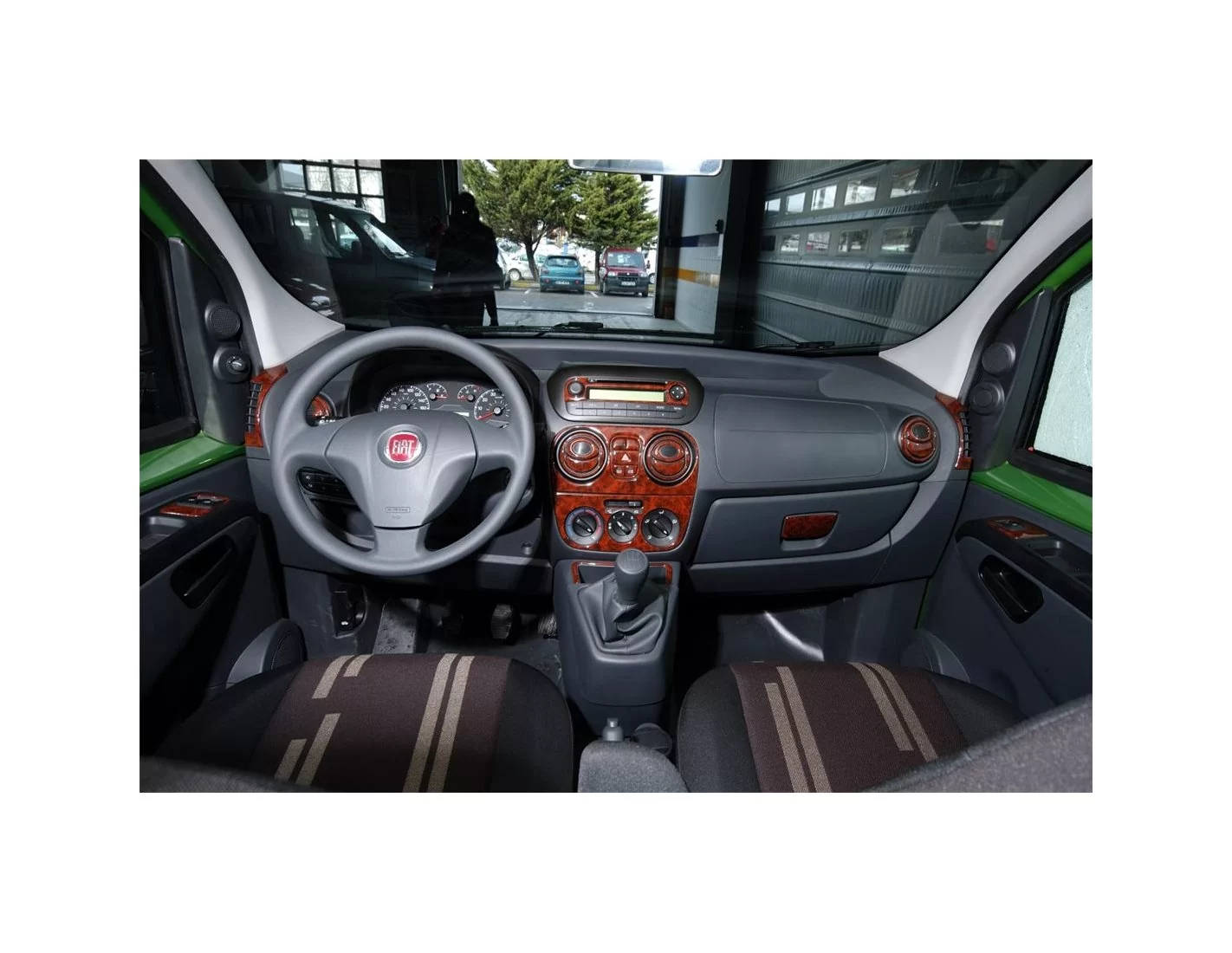 Fiat Fiorino 01.2008 3D Decor de carlinga su interior del coche 27-Partes