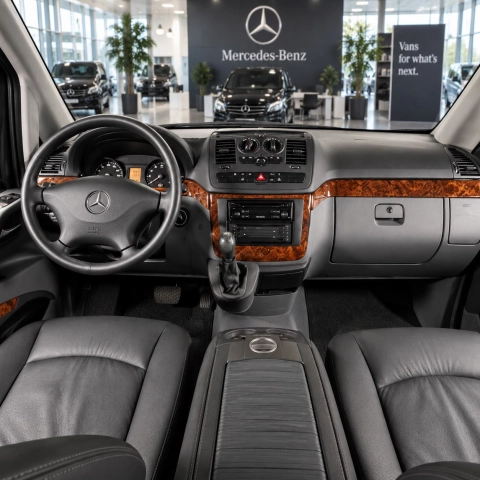 Mercedes Vito W639 2006-2015 kit 3D de molduras interiores para salpicadero 5 piezas